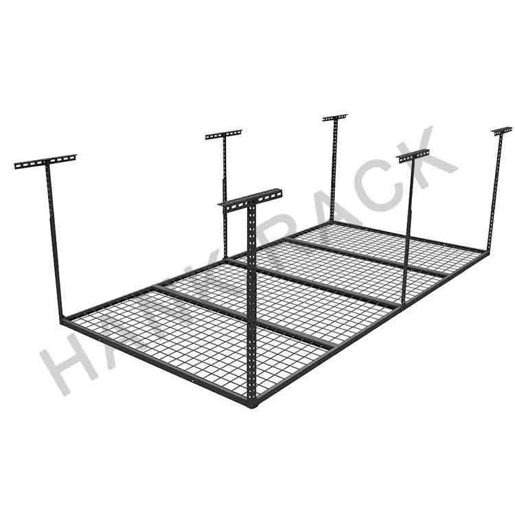 宁波北仑厂家直销钢制铆钉存储架高可调节置物架美式车库吊顶货架