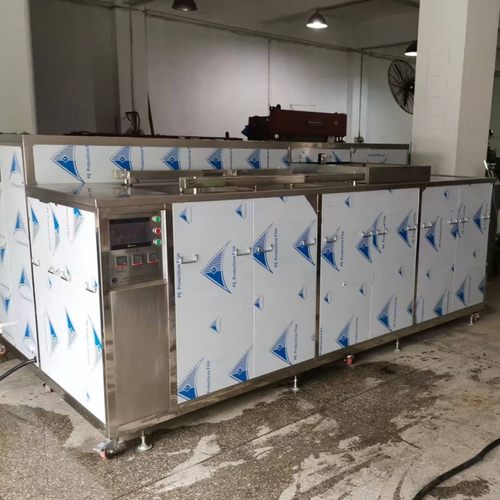 厂家直销超声波清洗设备 多槽式超声波清洗五金零件 除油除锈设备