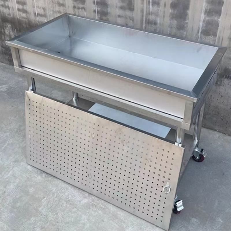 包邮送货到家卤肉分拣台201不锈钢鸭头卤菜熟食摆摊商用小推车