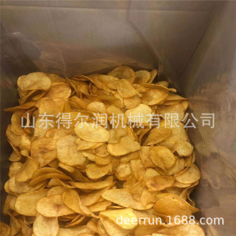贵州洋芋片油炸生产线 连续式鲜切洋芋片油炸机 洋芋深加工设备
