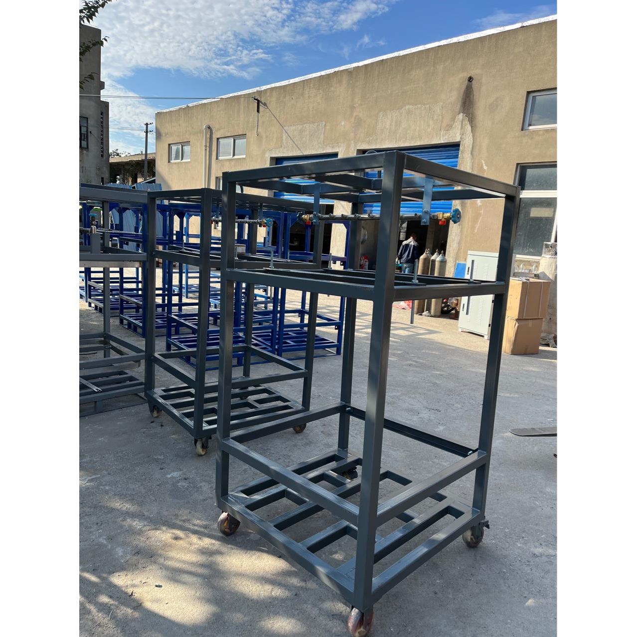 氧气氩气二氧化碳氢气16瓶组钢瓶立式集装格