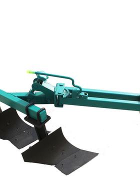 手扶拖拉机履带加重双铧犁耕地翻松土犁铧plough10-18马力铧式犁