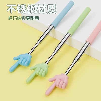 指读棒老师阅读手指可伸缩杆小手指儿童阅读指读伸缩教手指点读棒