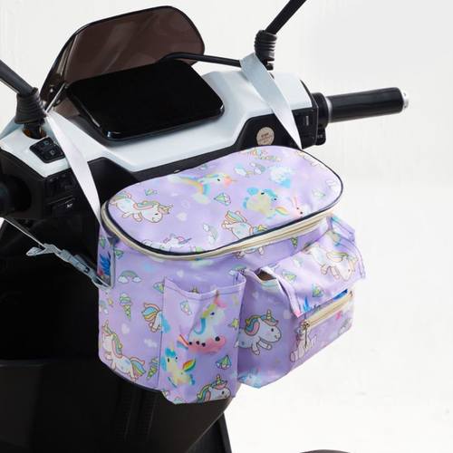 电动车自行车挂物包防水车筐置物神器前兜电瓶车储物兜挂包袋车篮