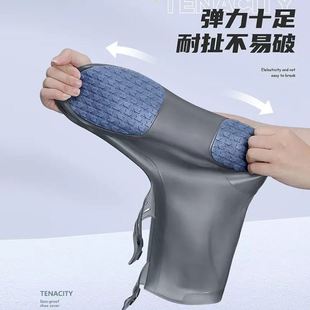 防水鞋 套雨靴防滑防雨耐磨加厚雨鞋 户外旅游成人男女时尚 高筒水鞋