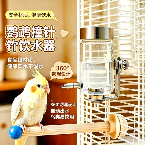 宠帮仕鹦鹉自动喂水器悬挂式