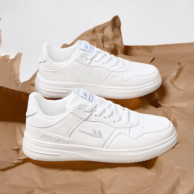 回力男鞋休闲运动透气低帮小白鞋