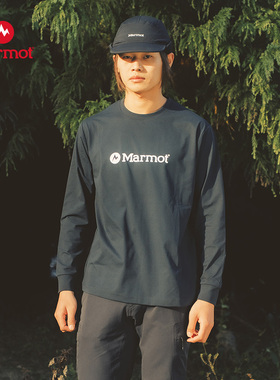 Marmot土拨鼠Logo L/S T-Shirts男款Marmot logo长袖T恤