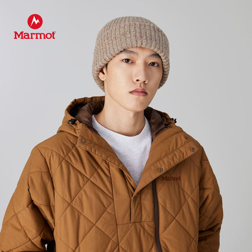 MARMOT土拨鼠罗纹针织帽