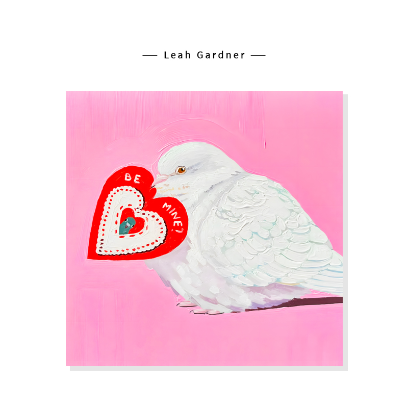 【Leah Gardner】清新治愈系小鸟简约奶油风复刻艺术装饰挂画芯