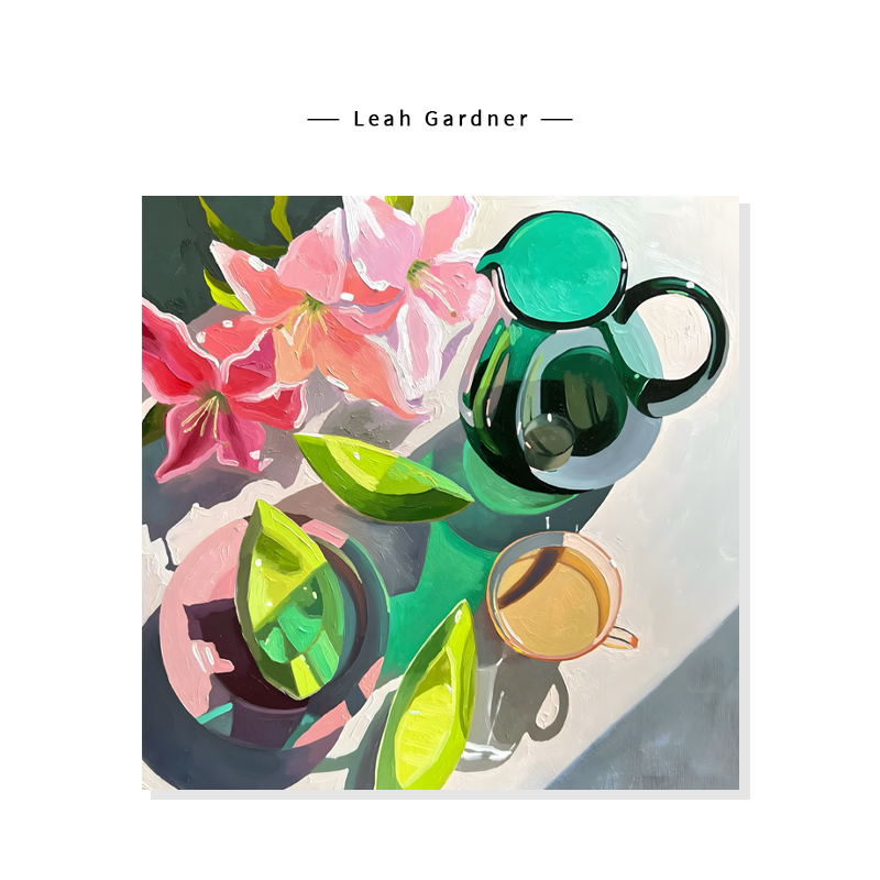 【Leah Gardner】清新治愈系静物简约通透感复刻艺术装饰挂画芯