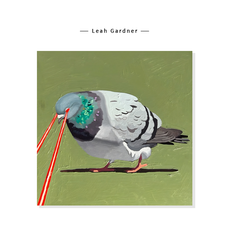 【Leah Gardner】清新治愈系小鸟简约奶油风复刻艺术装饰挂画芯