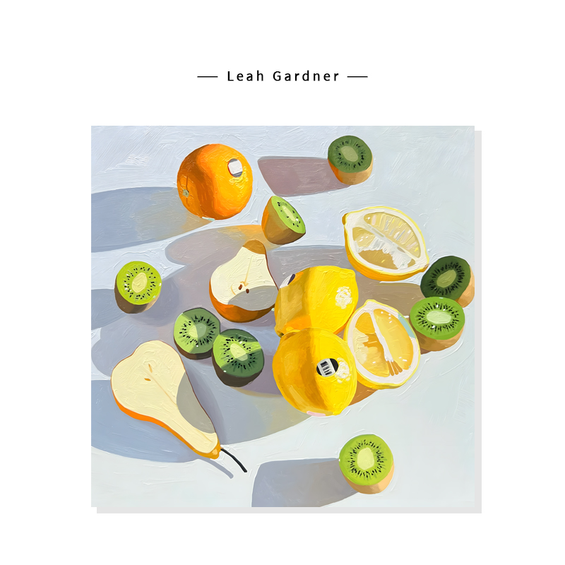 【Leah Gardner】清新治愈系静物简约通透感复刻艺术装饰挂画芯