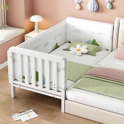 拼接床婴儿床可调高度床边加宽拼接床定制延边大人可睡铁艺儿童床