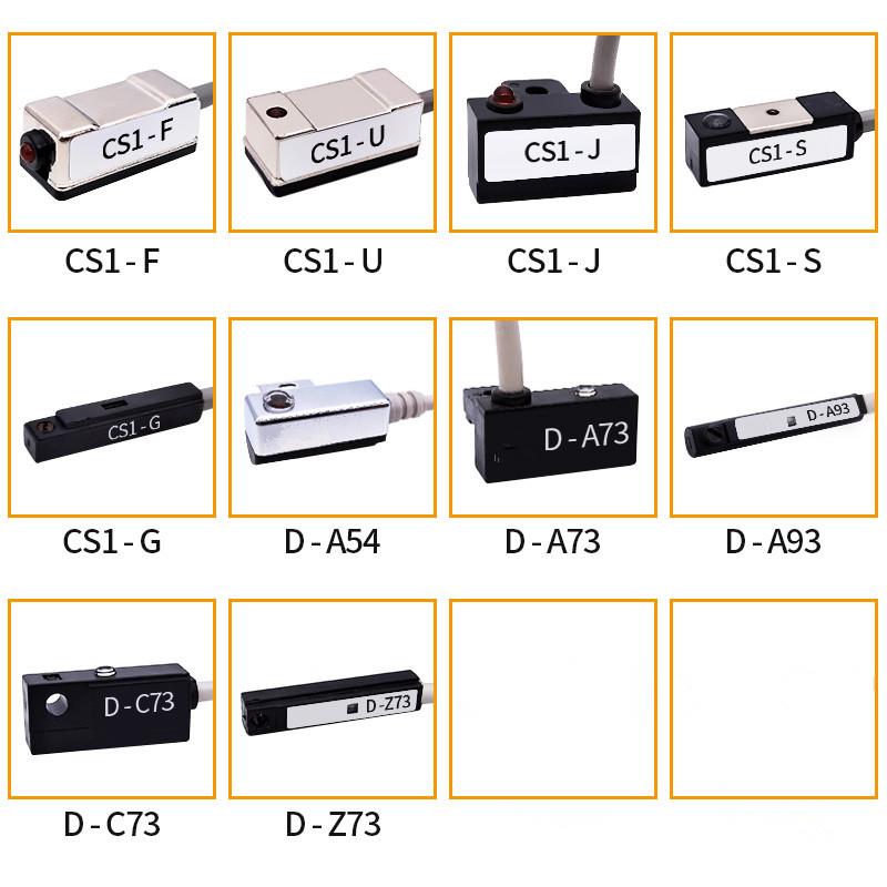 气缸磁性开关 磁感线 CS1-F/U/J/G/S/M/H D-A93/C73/Z73/A54/A73