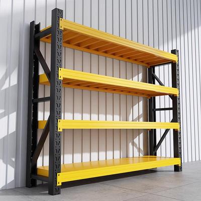 仓库货架置物架多层超市零食储物架快递货物架地下室家用重型铁架