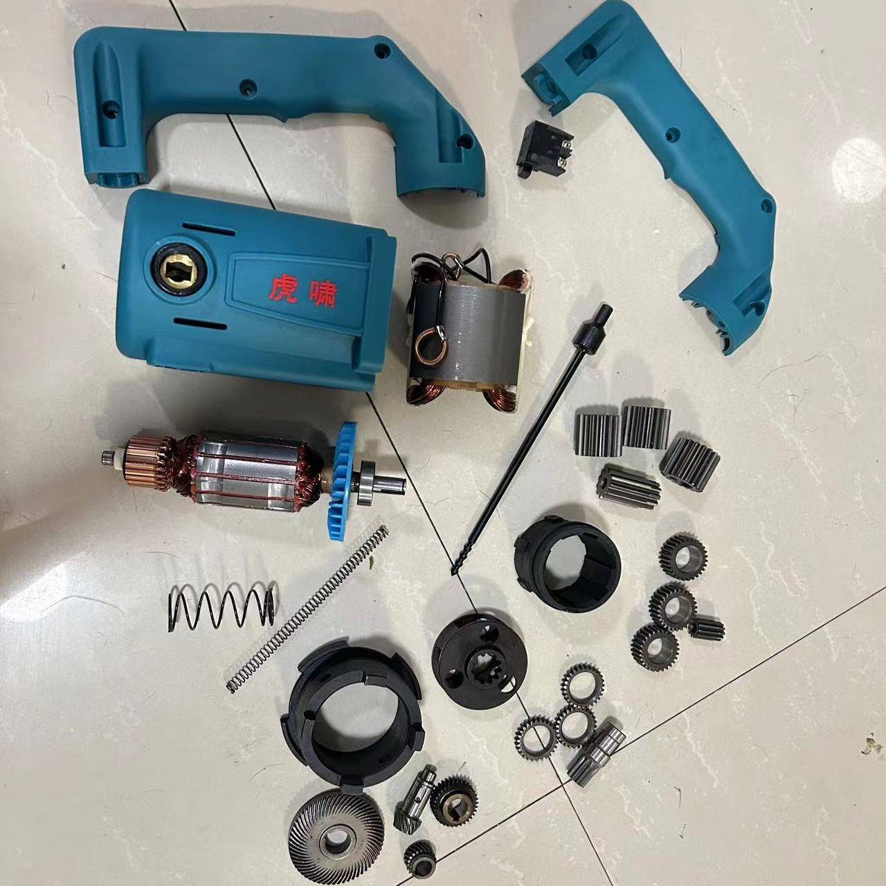虎啸扭剪扳手配件H22H24H30外壳齿轮顶杆弹簧电动扭剪扳手