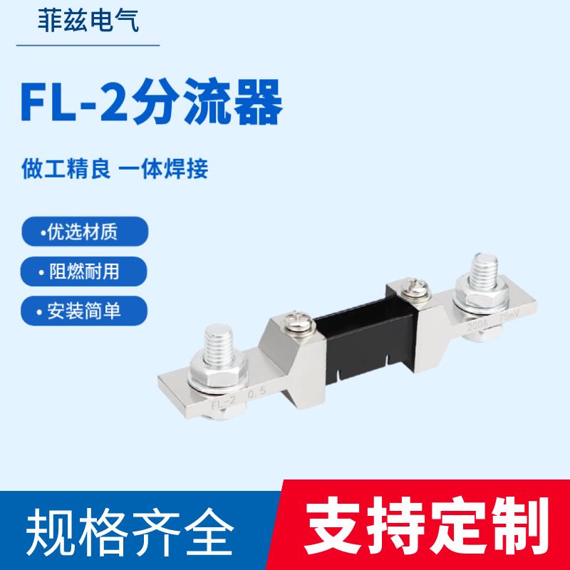 直流电流分流器10A20A50A75A100A300A/75mV 0.5级直流电流表外附