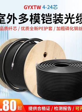 国标室外多模光缆光纤线4/6/8/12/24/48芯50/125OM3462.5千兆万兆
