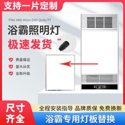 浴霸灯板定制尺寸集成吊顶照明面板灯片暖风机LED灯芯替换配件通