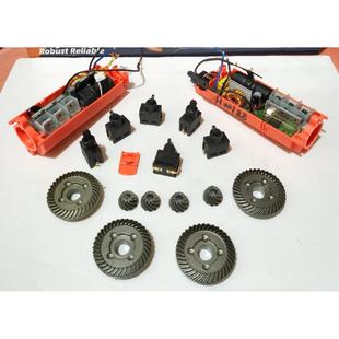 创名100/125角磨机配件线路板头壳开关外壳夹板大小齿轮