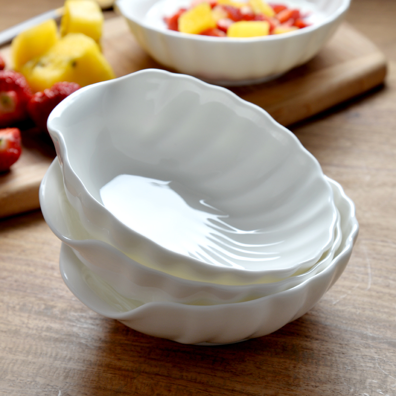纯白骨瓷调味碟味碟酱料碟小碟子火锅G蘸料碟子酱油醋碟沙拉碗陶