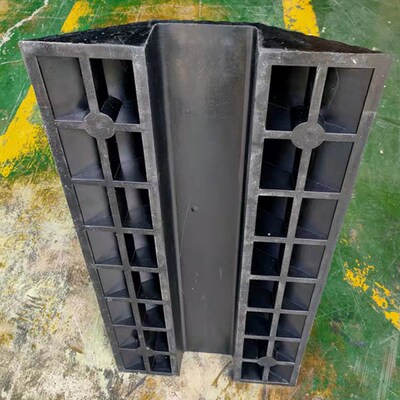 桥型过线槽门槛i垫双斜坡路沿坡线缆护槽门坎垫汽车斜坡垫减速带
