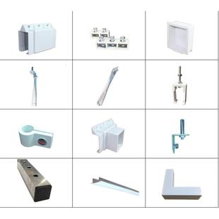 配件车间母线槽桥架用吊夹连接盒铜带连接器灯挂件弯头铝合金吊杆
