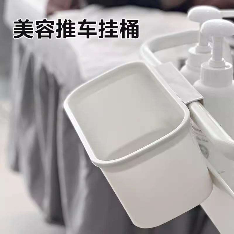 美容院推车垃圾桶厨柜门挂式日式无盖分类宿舍悬挂收纳美容工具