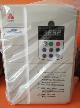 三品变频器 面板 SANPIN 3PHASE可编程控制器 2.2KW 7.5KW 18.5KW