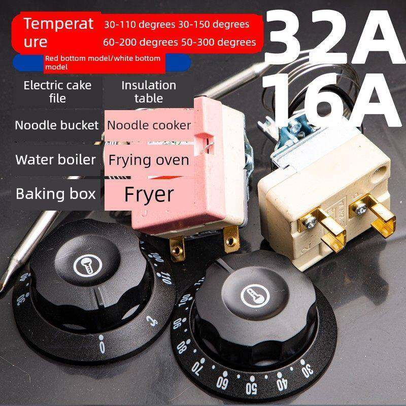 可调旋转温度控制开关旋钮煎锅电烤箱绝缘表面锅热水器电蛋糕锅,五金/工具,温控仪,淘宝优惠券,粉丝福利购,淘宝优惠卷