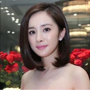 假发女短发长波波头部分短发梨花头帅气蓬松的明星同款全头饰