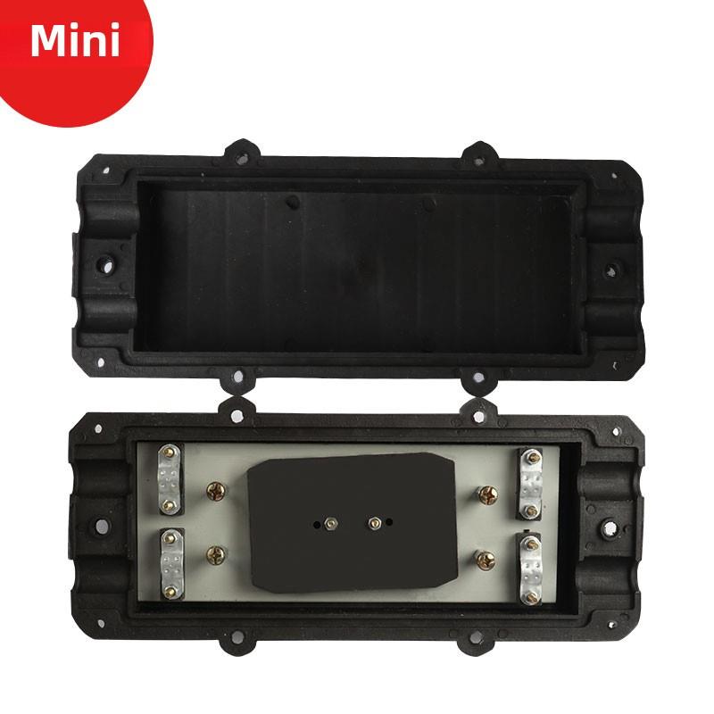 国家小型d型光缆接收盒12芯光缆接收包光缆连接器盒2进2出12芯