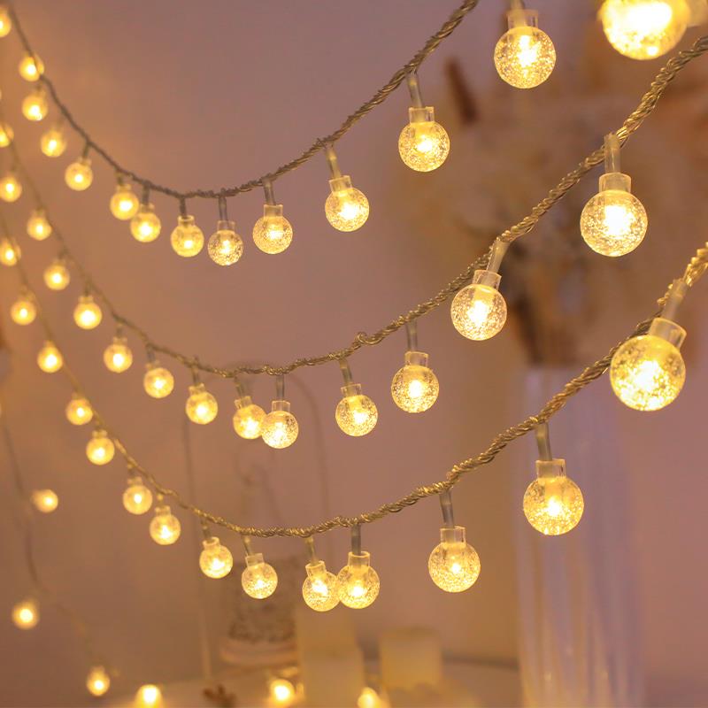 露营装饰灯LED星星灯彩灯串灯满天星天幕帐篷户外场景灯串氛围灯