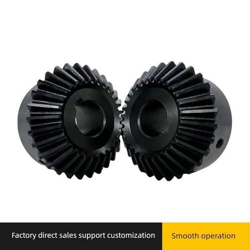 90度锥齿轮伞形齿轮1模2模2.5模3模1对1伞形直齿轮组合传动附件