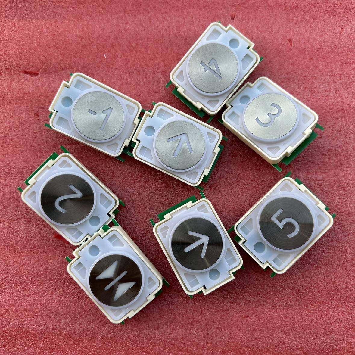 电梯配件 DA482按钮贴 不锈钢字片 GPS三菱电梯按钮字贴