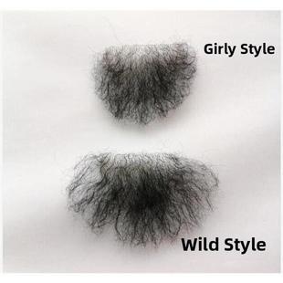 阴毛贴片模拟假阴毛女性隐形性感女人女士女性男性贴片逼真自然私