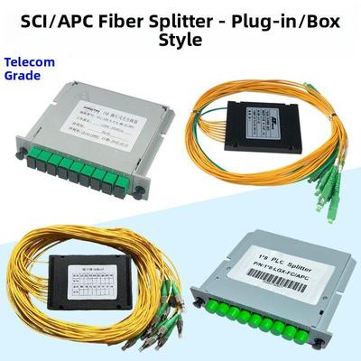 广播1分钟2分钟4分钟8分钟16分钟32分钟64插盒式分光器Scapc分光器有线