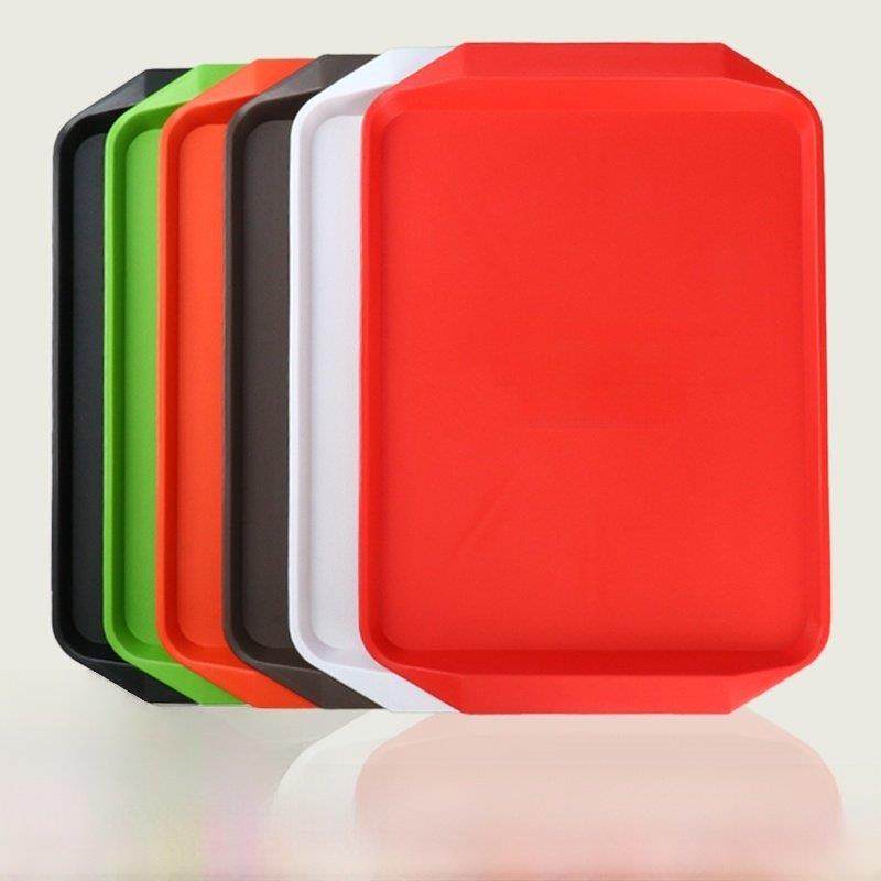 商业餐饮加厚方形餐盘塑料防滑汉堡快餐食堂专用托盘防摔,餐饮具,盘,淘宝优惠券,粉丝福利购,淘宝优惠卷