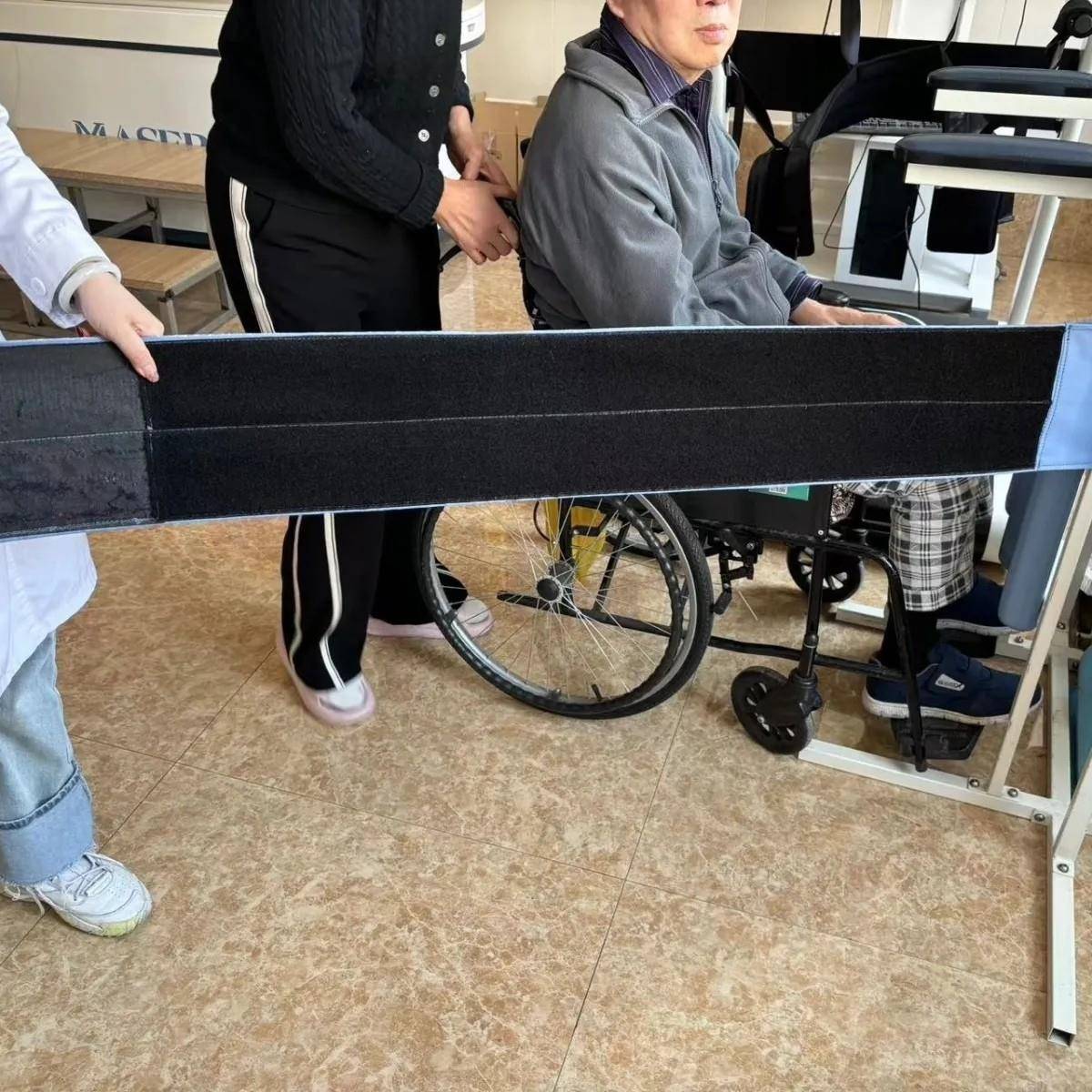 站立床绑带站立架固定带病床手术约束带轮椅移位机瘫痪病人康复用