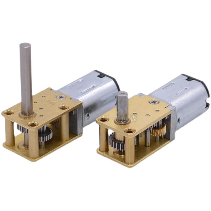长轴 1812-N20 蜗轮蜗杆齿轮减速马达C3JV6V12V 微型直流自锁电机
