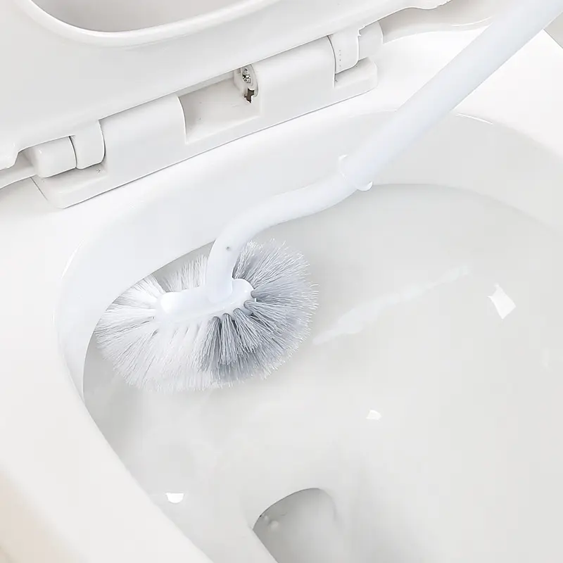 创意家用马桶刷软毛曲柄马桶卫生间去污厕所刷坐便刷