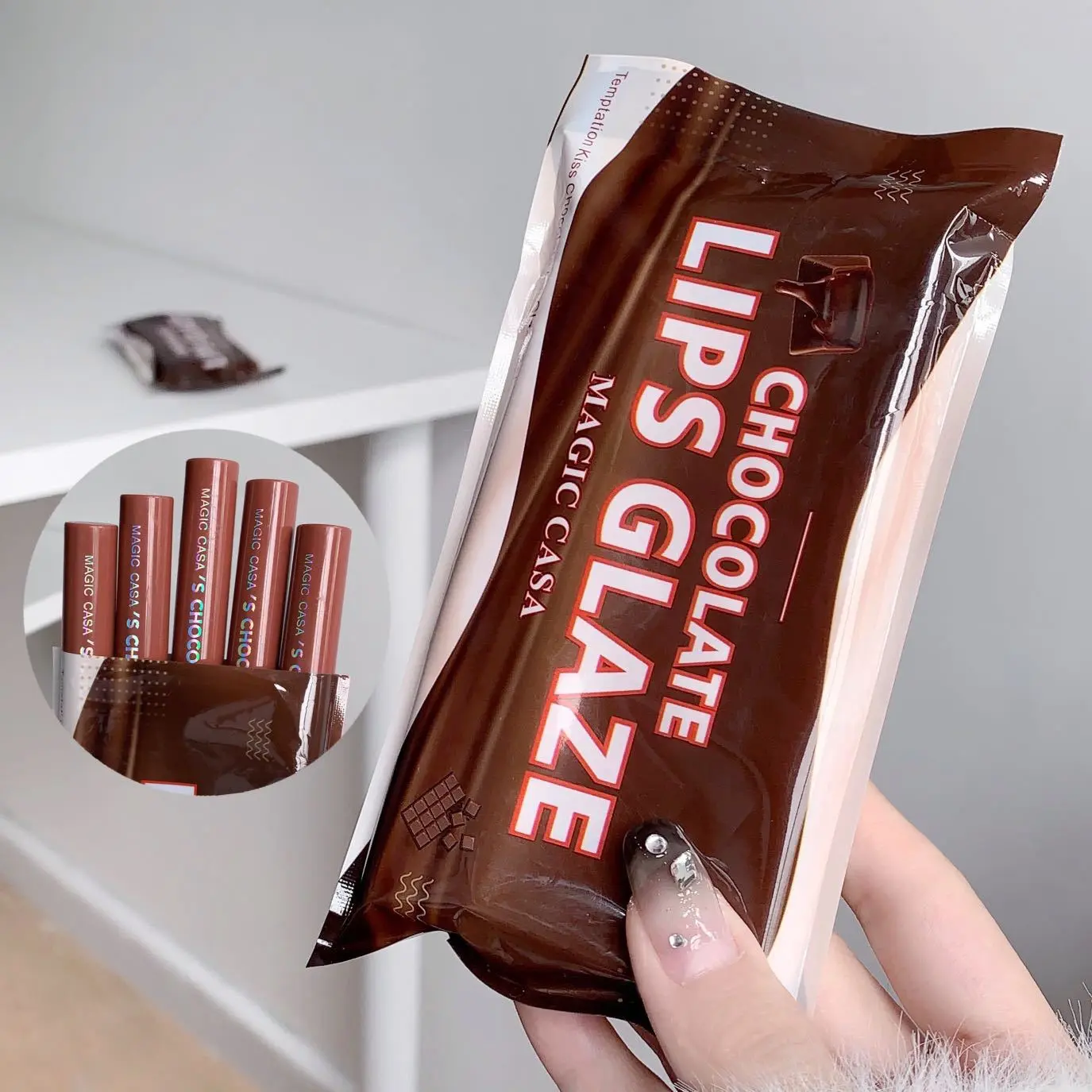 magi asa唇釉5支套装哑光雾面感丝绒不掉色唇泥学生