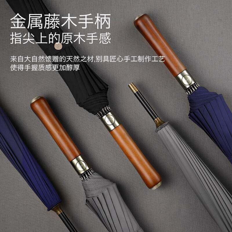 左都雨伞大号女自动伞男晴雨两用长柄折叠超大双人学生抗风直柄伞