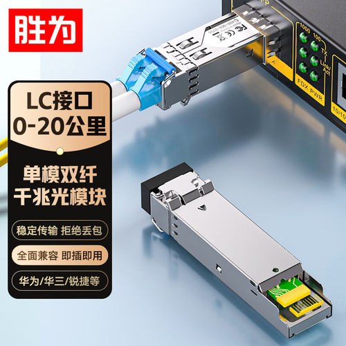 胜为SFP光模块千兆万兆