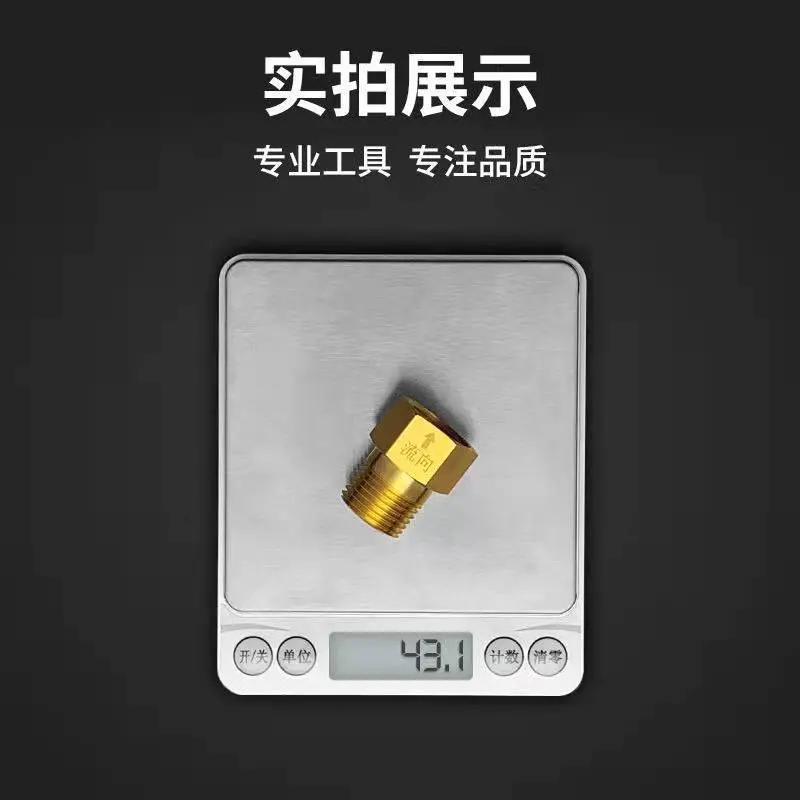 单向马桶止回阀卫生间水管马桶防反水回逆止阀热水器4分止逆阀