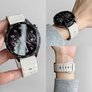 适用vivowatch5表带硅胶iqoowatch5手表带watch5运动替换带透气