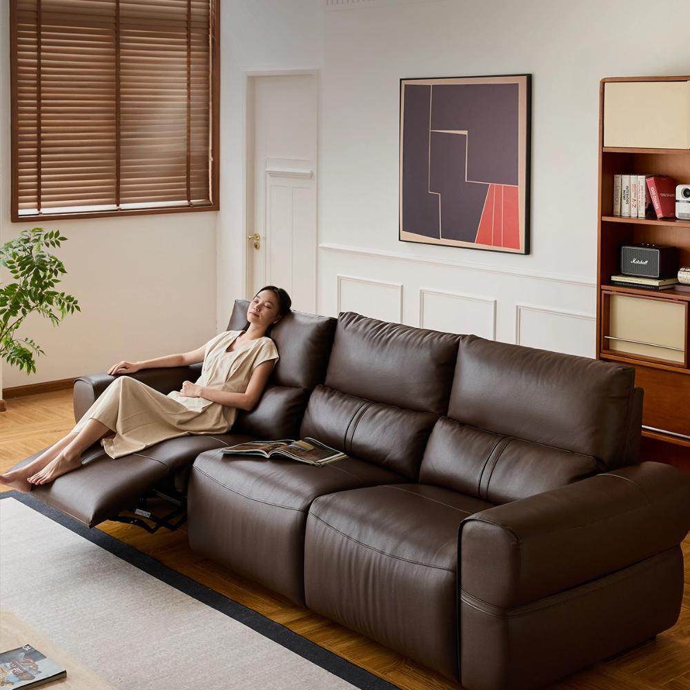 出乎生活零时区功能沙发电动沙发客厅头层牛皮家用多功能直排沙发,住宅家具,功能沙发,淘宝优惠券,粉丝福利购,淘宝优惠卷