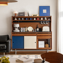 出乎生活密斯餐边柜岩板客厅储物靠墙一体置物柜家用收纳柜咖啡柜