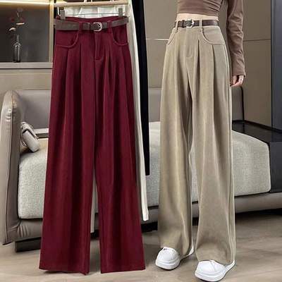 出口样衣折扣大码捡漏便宜反季黑色后妈裤2025新款休闲裤子女款